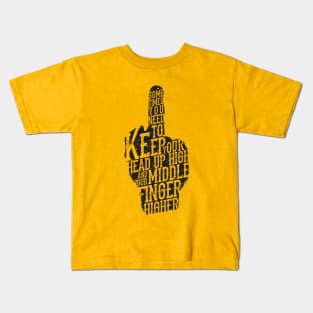 Middle Finger Kids T-Shirt